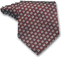 This tie is the perfect choice for the more traditional dresser. It offers a more conservative look with a little English style. 100% Silk. Made in England.
