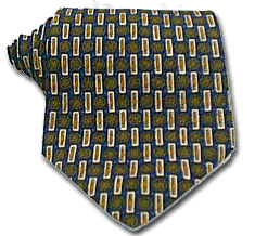 This a provides classic look with any olive. It also work well with a navy blazer. The tie has rich supple feel and ties an excellent knot. 100% Silk. Made in USA.